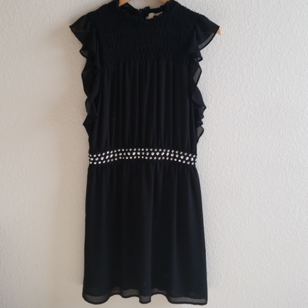 Michael Kors Studded Black Dress